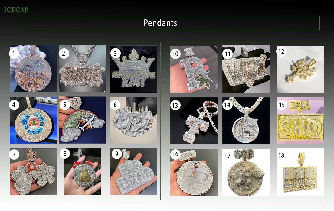 Wholesale 50mm VVS Moissanite Diamond Cross Pendant 925 Sterling Silver Gold Plated Fine Jewelry Charm Iced GRA Moissanite