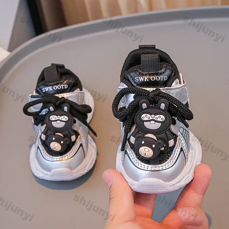 Children Sports Kids Spring Soft Bottom Breathable Sneakers Tennis Baby Casual Flats Running Shoes Footwear H260130