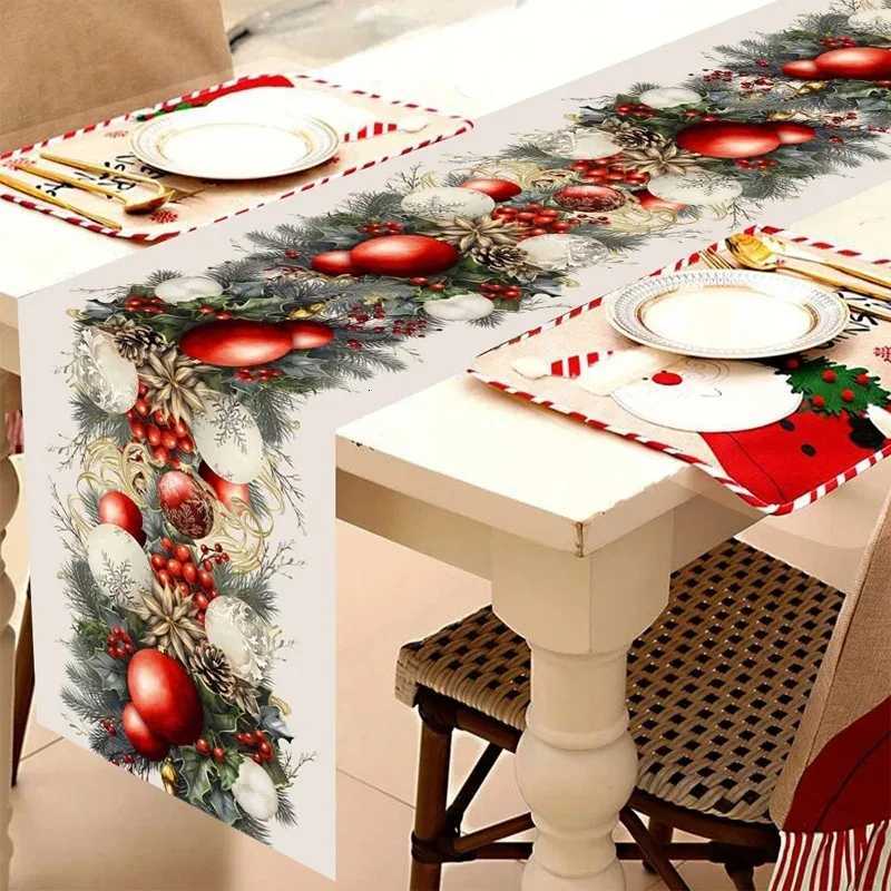 Christmas Christmas Table Decoration Table Flag Christmas Decoration Home Table Decoration Christmas Party Decoration Y251113