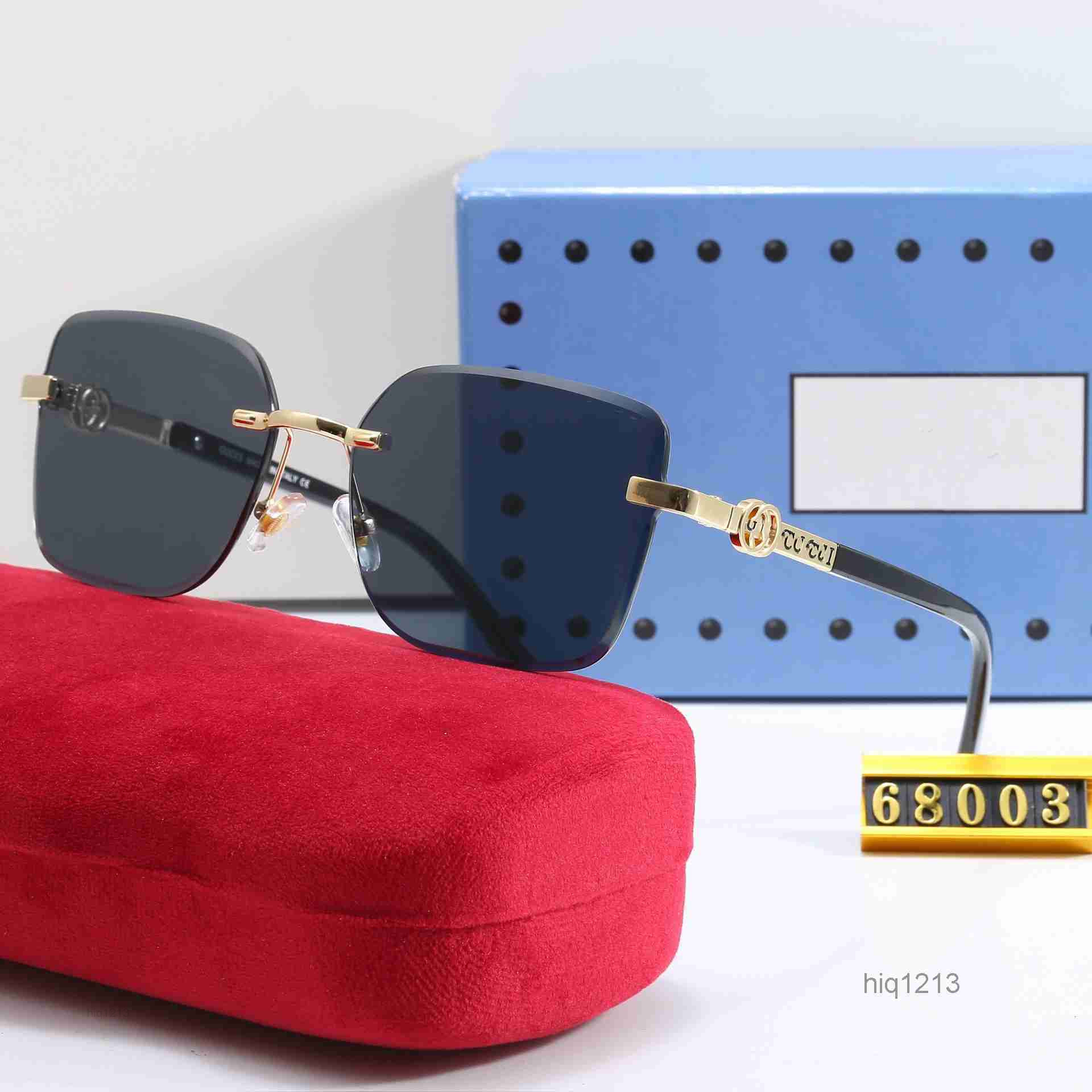 designer luxury guccIIs guccIs ggs sunglasses for men women sun glasses Gujia Fashion Glasses HighEnd Trendy Personality Style Sunglasses Driving Travel Vac C26Y