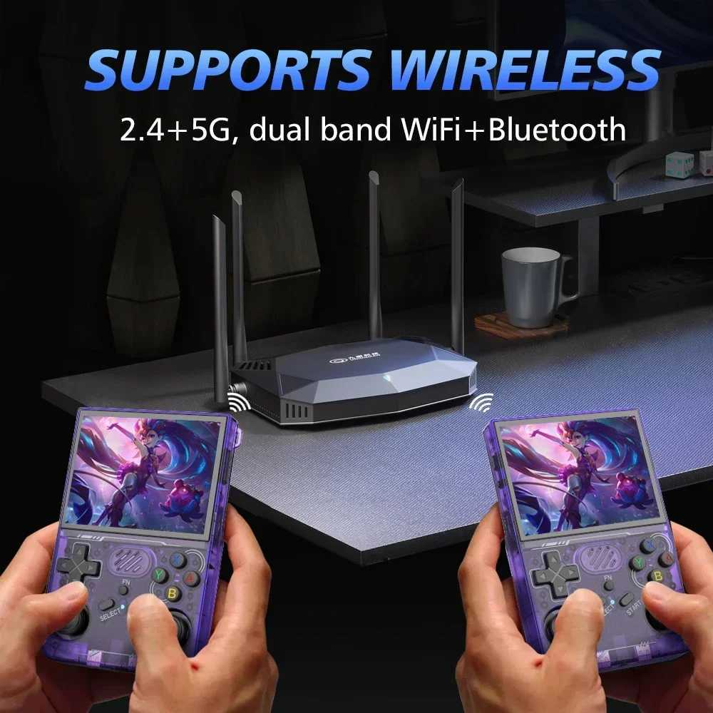 100 ArKOS R36XX Retro Handheld Game Console Linux System 35 Inch IPS Sn 64/128GB/256GB Game Player R36S updated version H251113