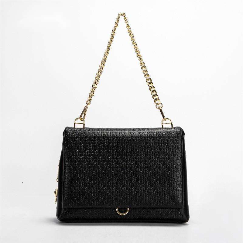 CHHC Women's Classic Printed Shoulder Simple And Elegant Style Tofu Bag Light Luxury Lightweight Crossbody