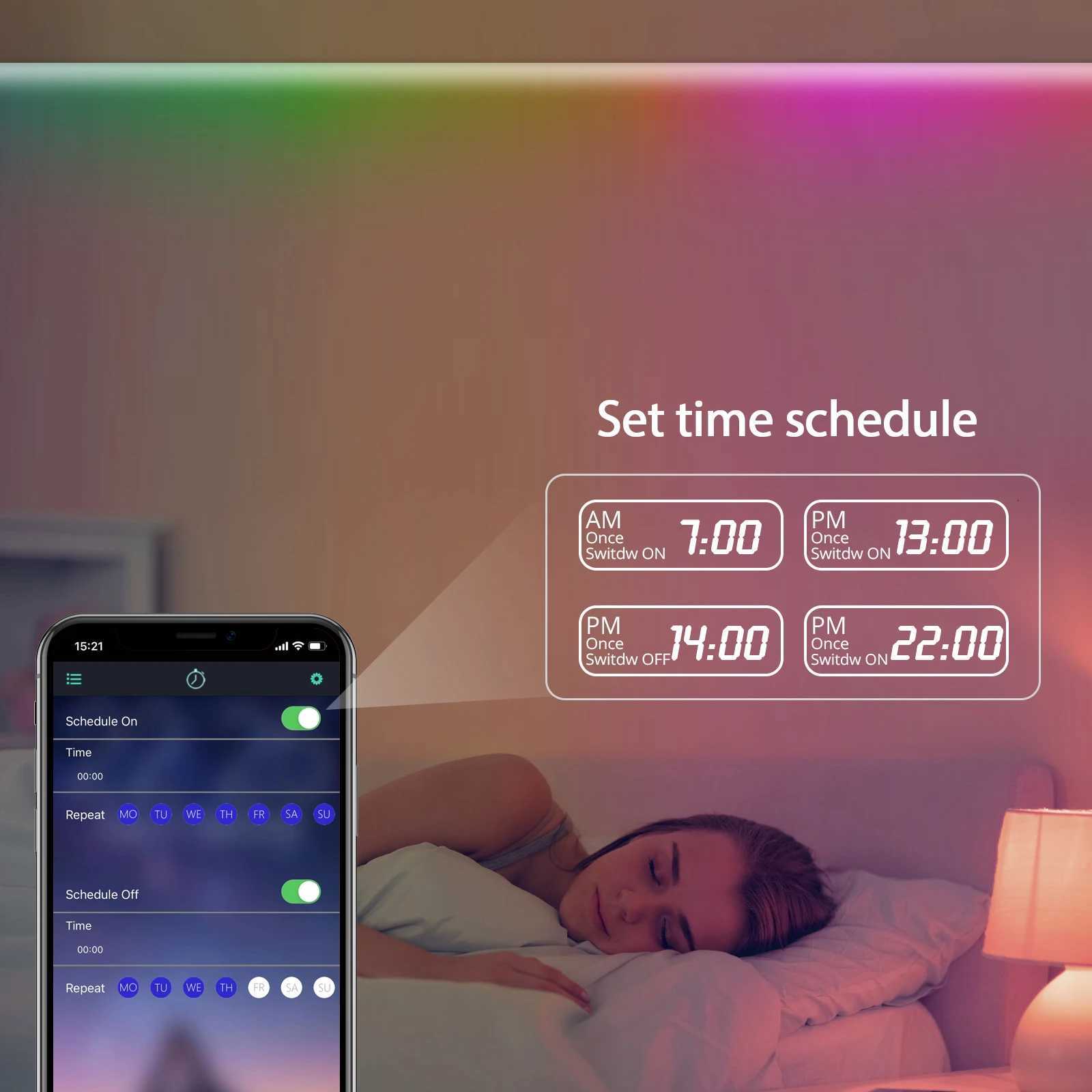 DC5V USB RGBIC Neon LED Strip1M 2M 3M 5M RGBIC Neon Rope Light with Bluetooth App and Remote control For DIY Neon Gaming Deoco W251112