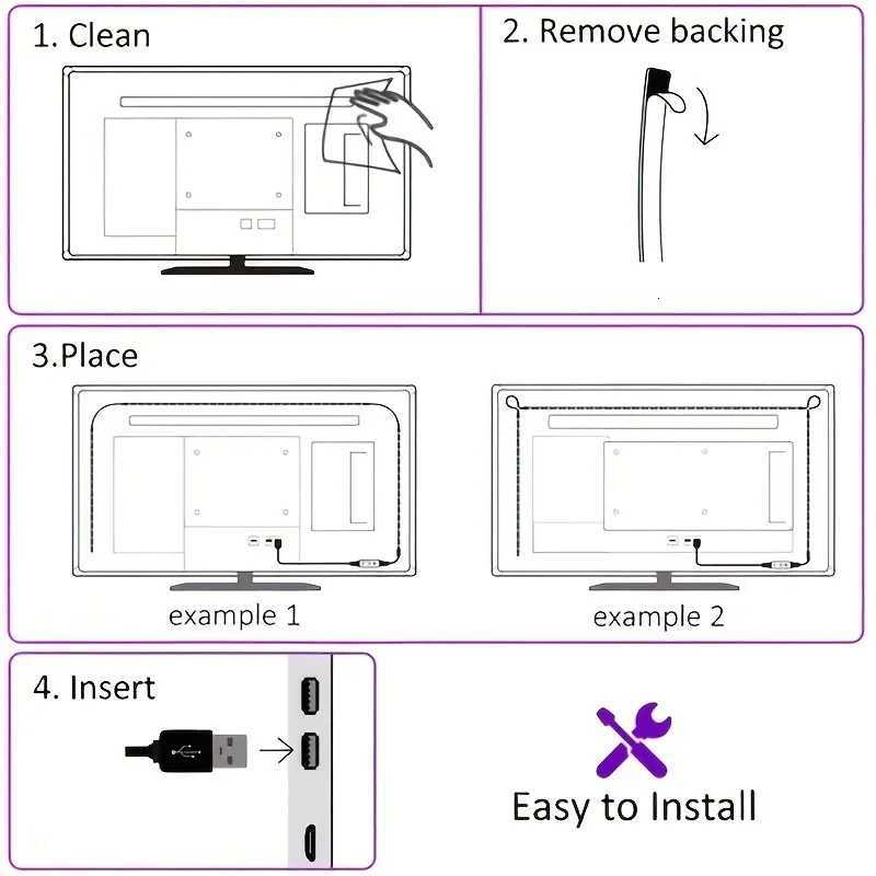 RGB 5050 Led Strip Light Bluetooth App Control 5V USB Led Tape Flexible Ribbon Diode Tape for TV Backlight Room Decoration W251112