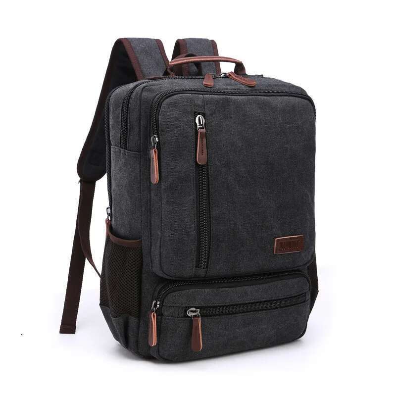 Vintage Canvas Men Large Capacity Travel Shoulder High Quality Fashion Students Bag Male Notebook Laptop Backpack
