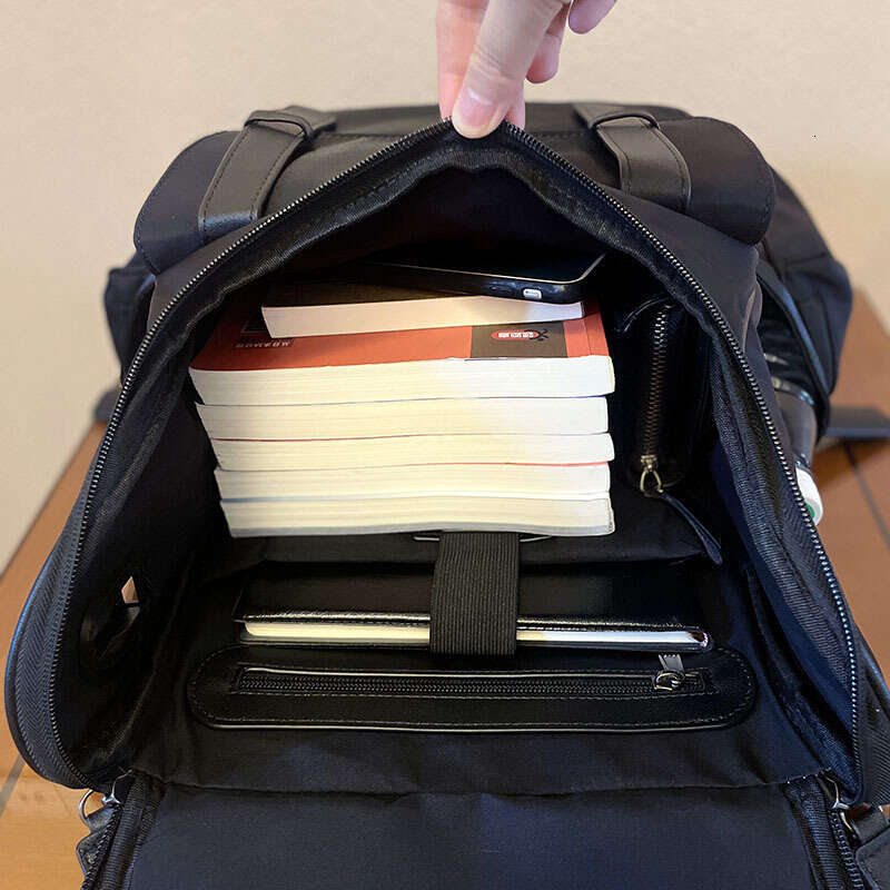 Backpack Youmao Men's Simple and Waterproof Oxford Cloth Business Travel Backpack Large Capacity Student backpack