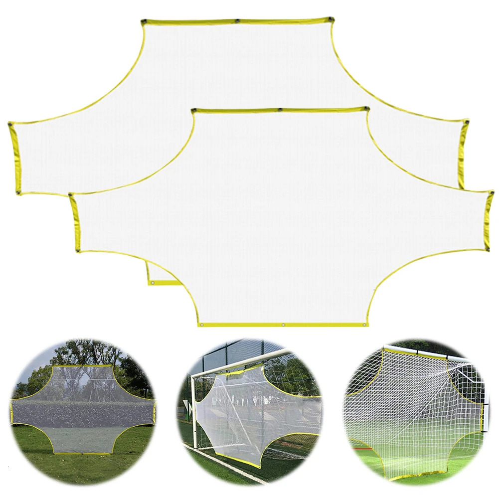 5/7 Person Goals Soccer Goal Target Training Aid Goalkeeper Football Goal Net Soccer Field Net for Scoring and Finishing 251112