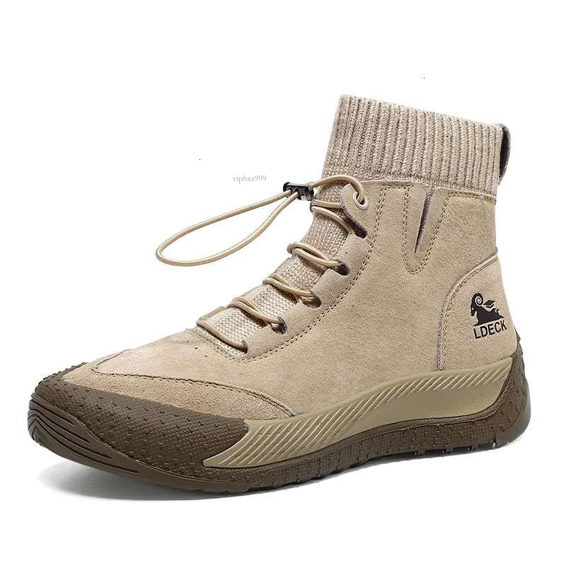 New Free Shipping Designer Shoes High Top Shoes 2025 Autumn And Winter Live Streaming Short With Leather Toe Layer Women's Martin Boots