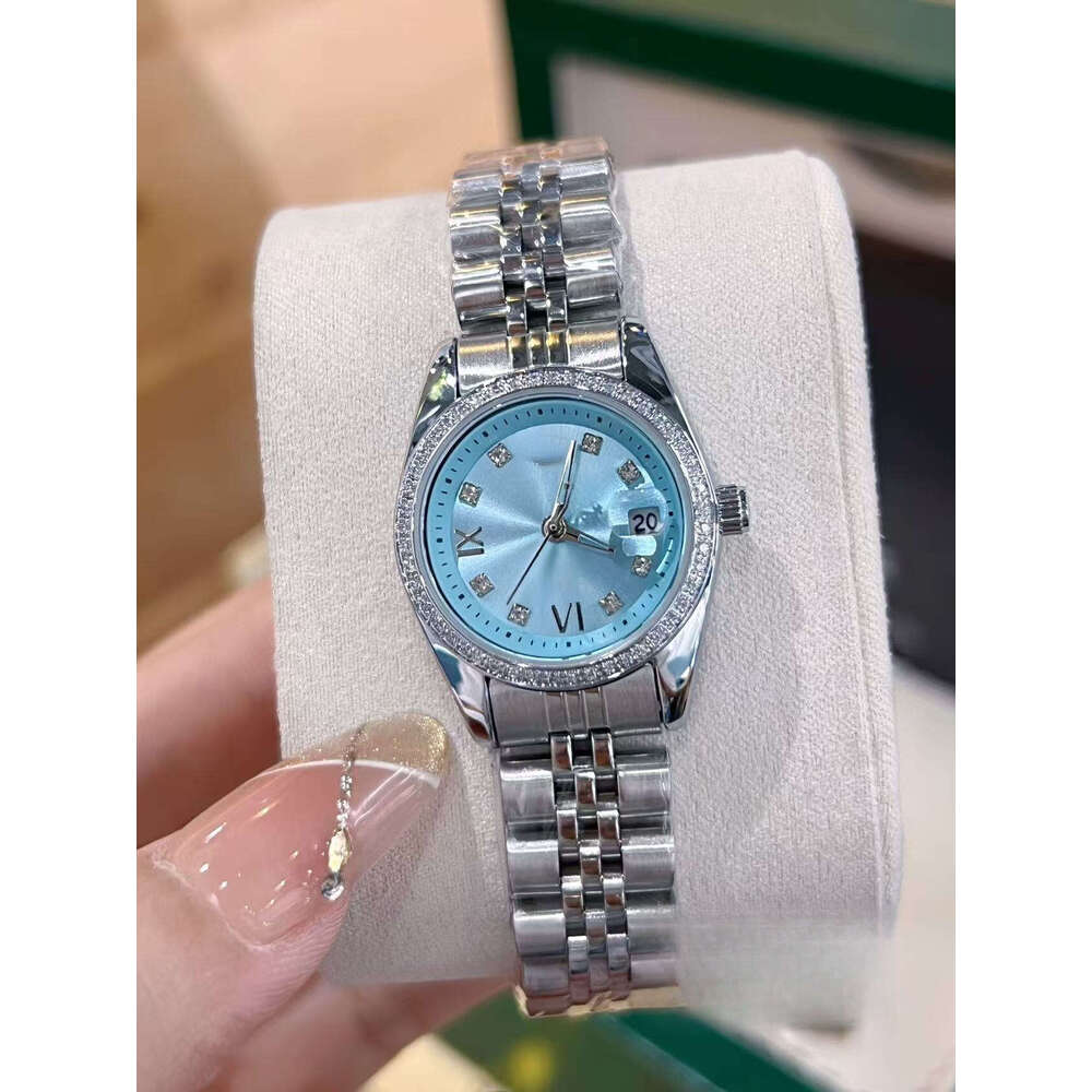 Viv West Wood Watch Westwood Watch New Mossanite Watch Snowflake Embossed Fashion High-End Women's Same Style Quartz Ladies Watch 589