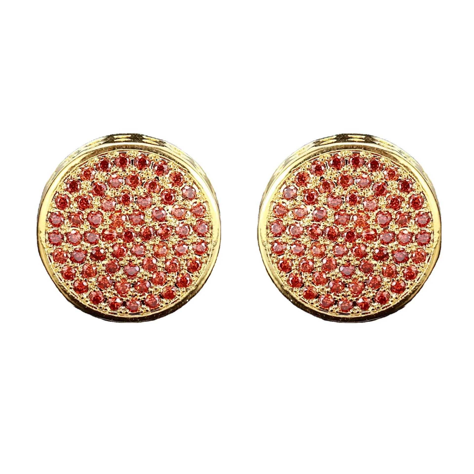 High end luxury zircon cufflinks mens fashionable business banquet shirt buttons French rhinestone cufflinks wedding accessoriesT250412