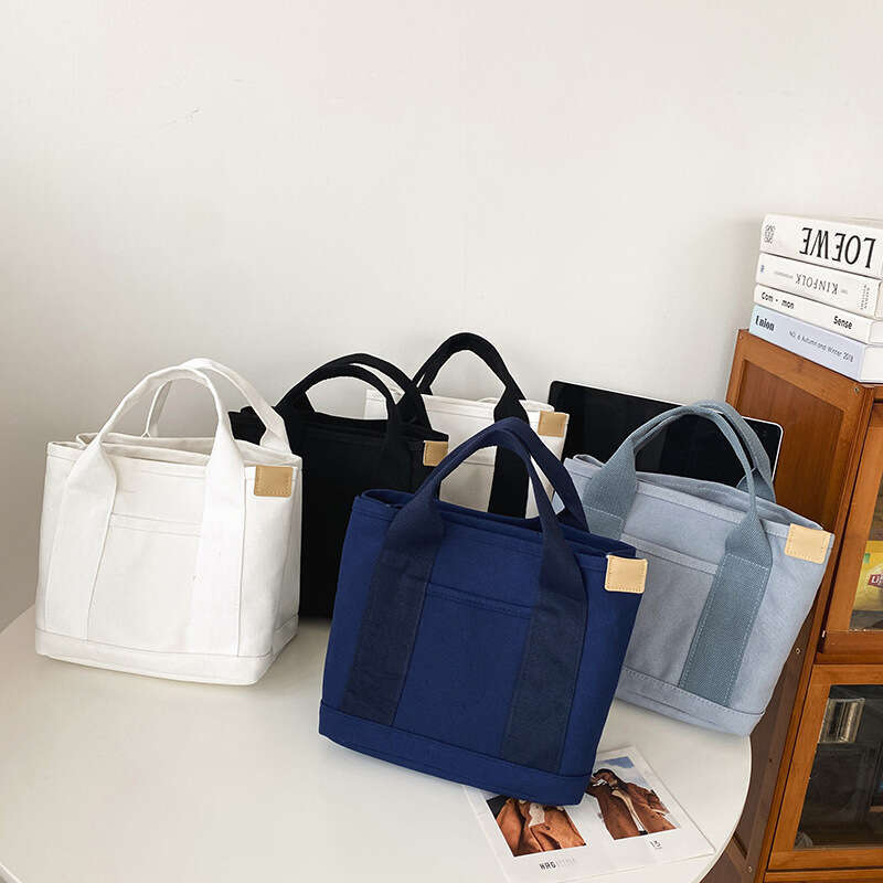 New Japanese high-capacity thousand layer canvas for spring and summer, women's small handbag, fashionable mommy bag trend