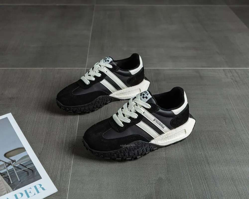 New Free Shipping Designer Shoes Forrest Gump Women's 2025 European Genuine Leather Sports And Casual Versatile Thick Sole Dad Shoes Instagram Tr