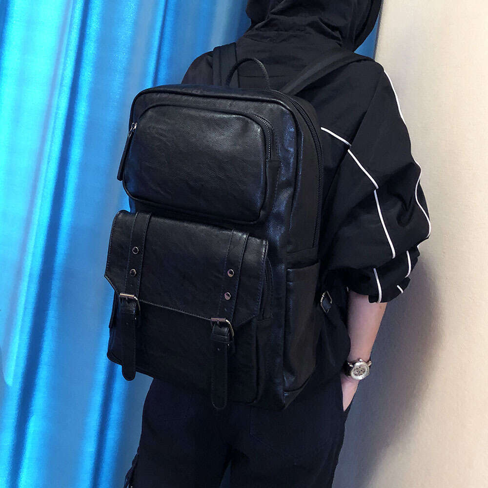 Backpack men's large capacity new Korean version trendy casual computer travel bag college student backpack