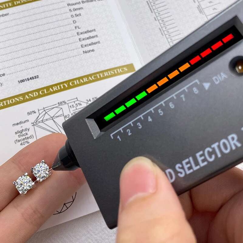 GRA 1CT Elegance Four Prong Certified Moissanite Diamond Stud Earrings For Women Gift Real 925 Sterling Silver Fine Jewelry