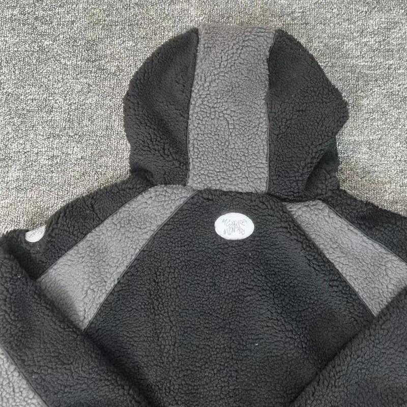 Men's Wool Winter Keep Warm Men Granular Fleece Coat Original Tag High Quality Real Po Zipper Cardigan