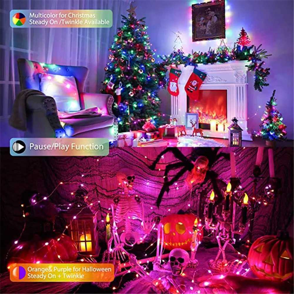 5/10/15/20M LED String Light Bluetooth USB Tuya WiFi Connection Christmas Birthday Party Garland Decor Fairy Lights for Home M251113