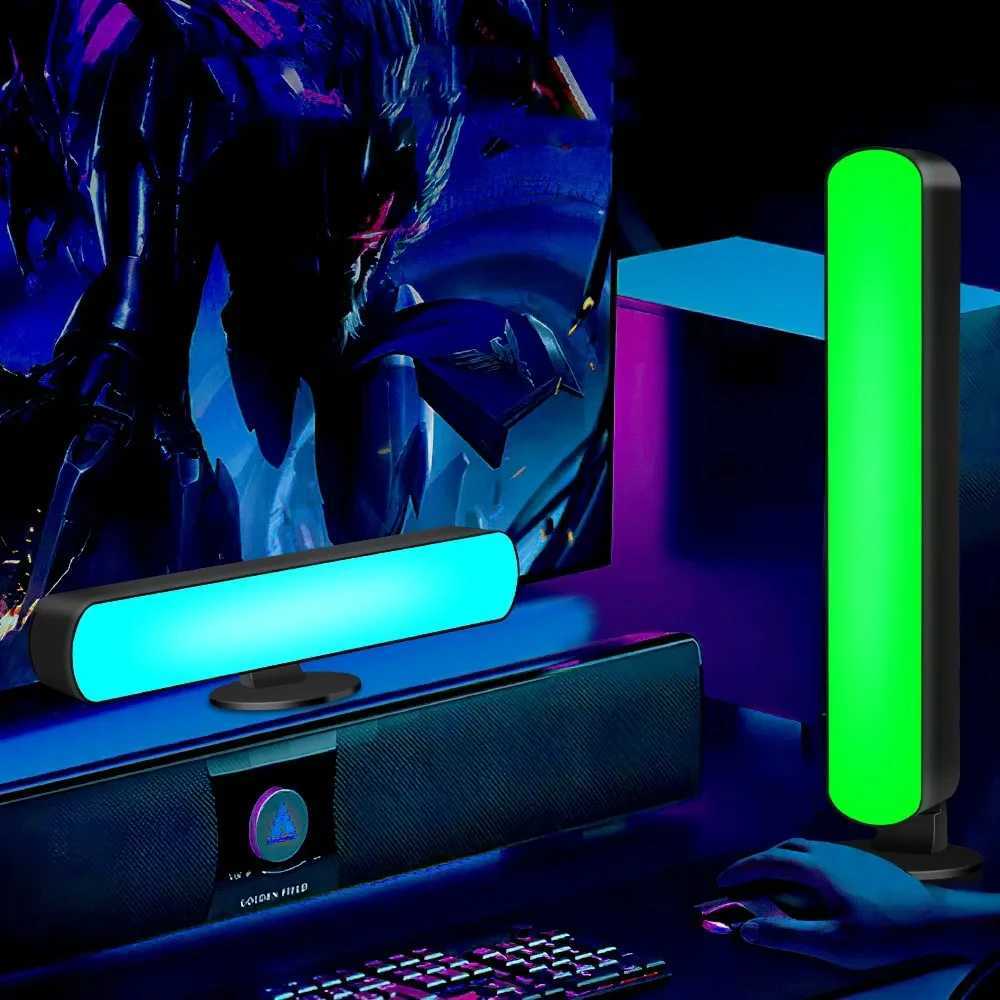 USB LED Light Bar RGB Color Changing TV Backlight Remote Symphony Atmosphere Light Strips Music Rhythm Ambient Pickup Lamp Decor W251112