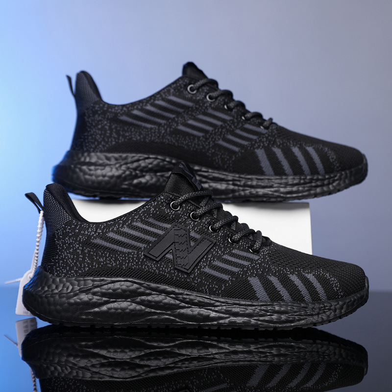 New Design Fashion Mesh Breathable Trendy Shoes Men Comfortable Low Top Running Shoes Casual Sports Sneakers unisex Free shipping