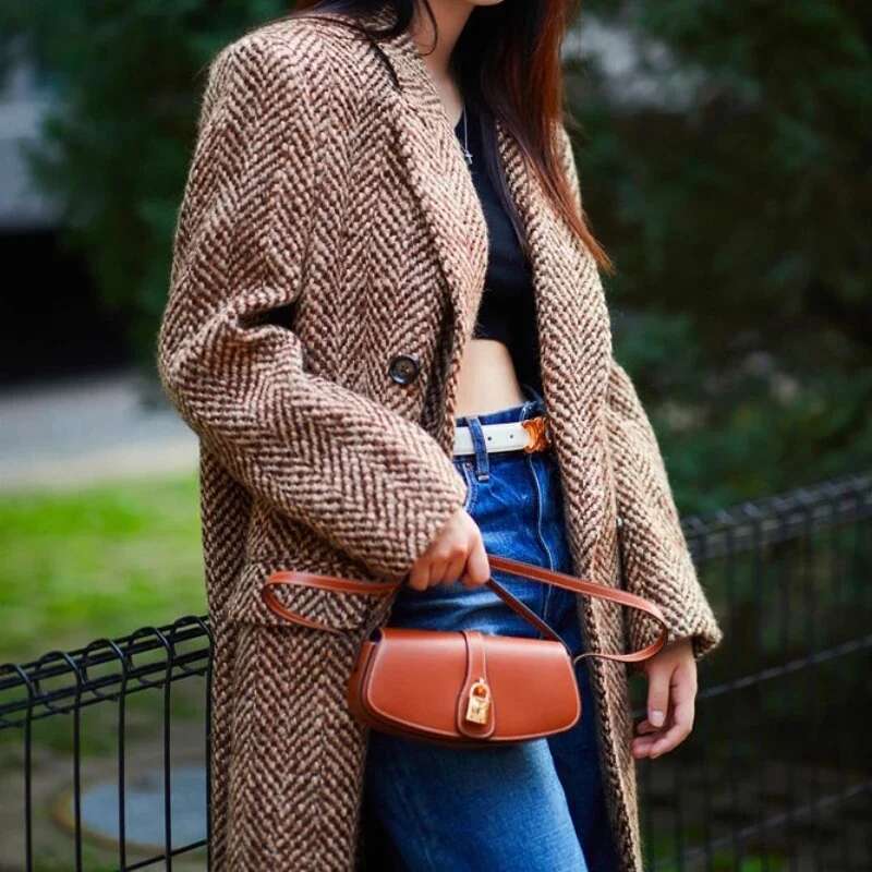 Fashion Small Square Bag Women Shoulder Designer Solid Color Buckle Korean Leisure Versatile Crossbody Brand Bags