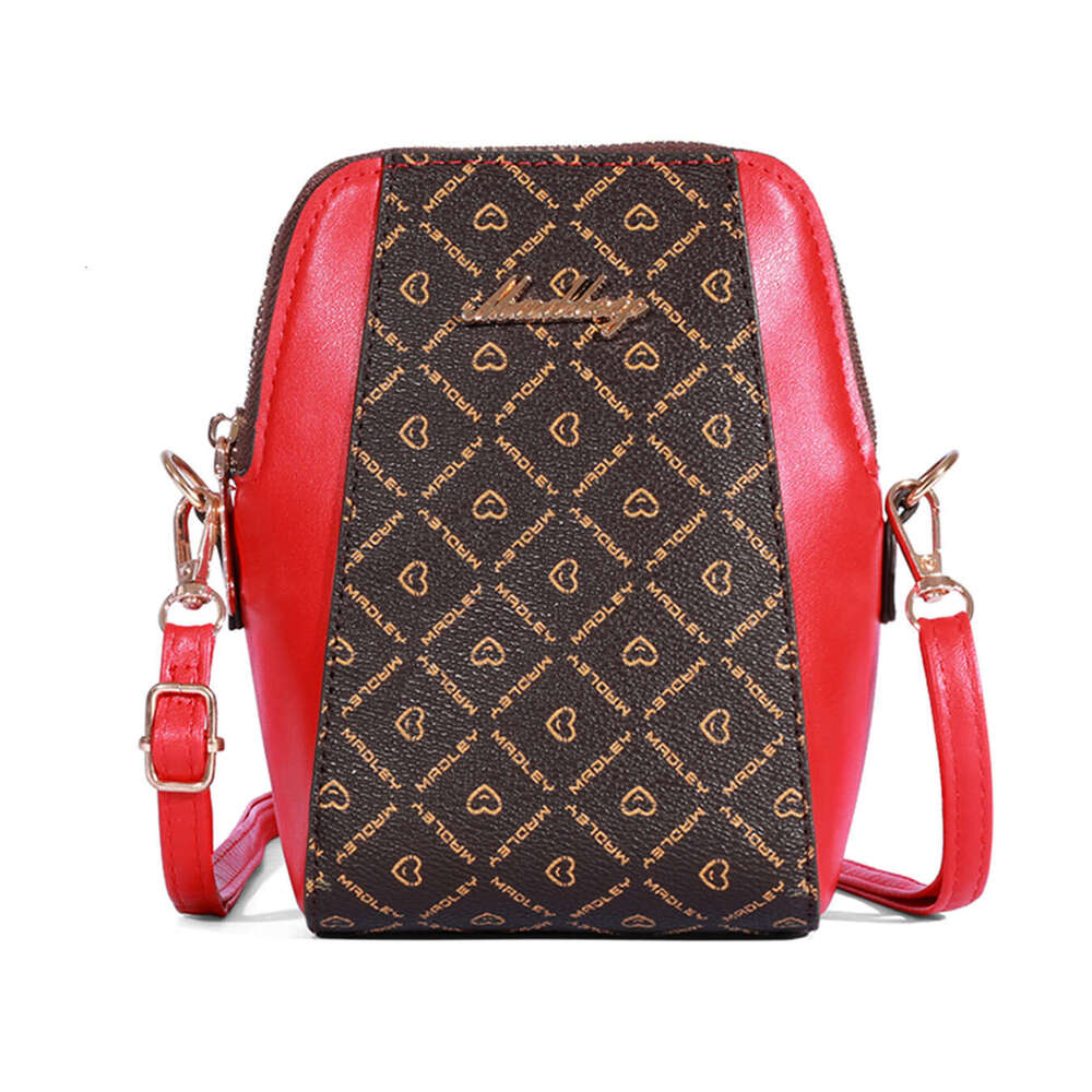 2025 new PU mobile phone crossbody small casual large capacity zipper women's bag multifunctional zero wallet