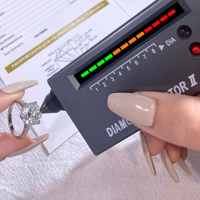 GRA Classic Luxury 5CT Certified Moissanite Diamond Engagement Rings For Women Real 925 Sterling Silver Top Quality Fine Jewelry