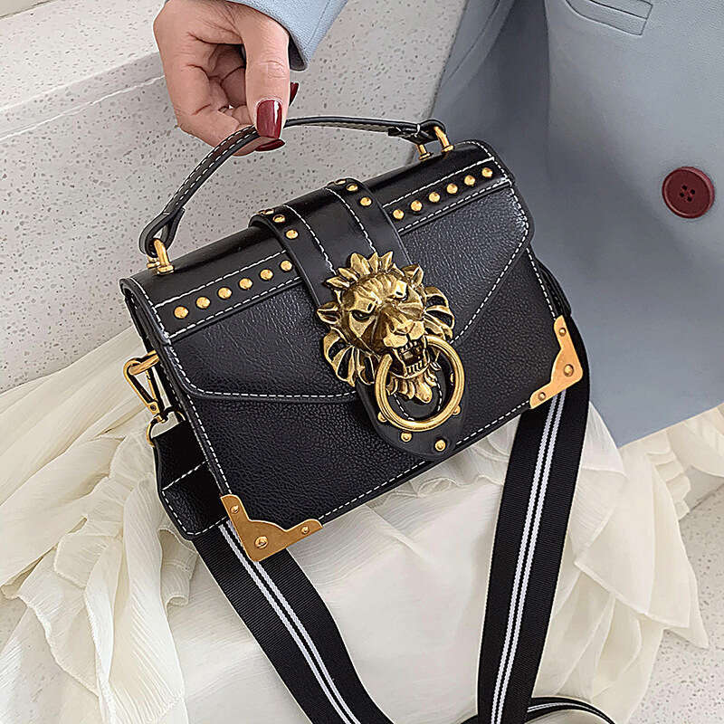 Women's 2025new PU handbag single shoulder small square crossbody bag