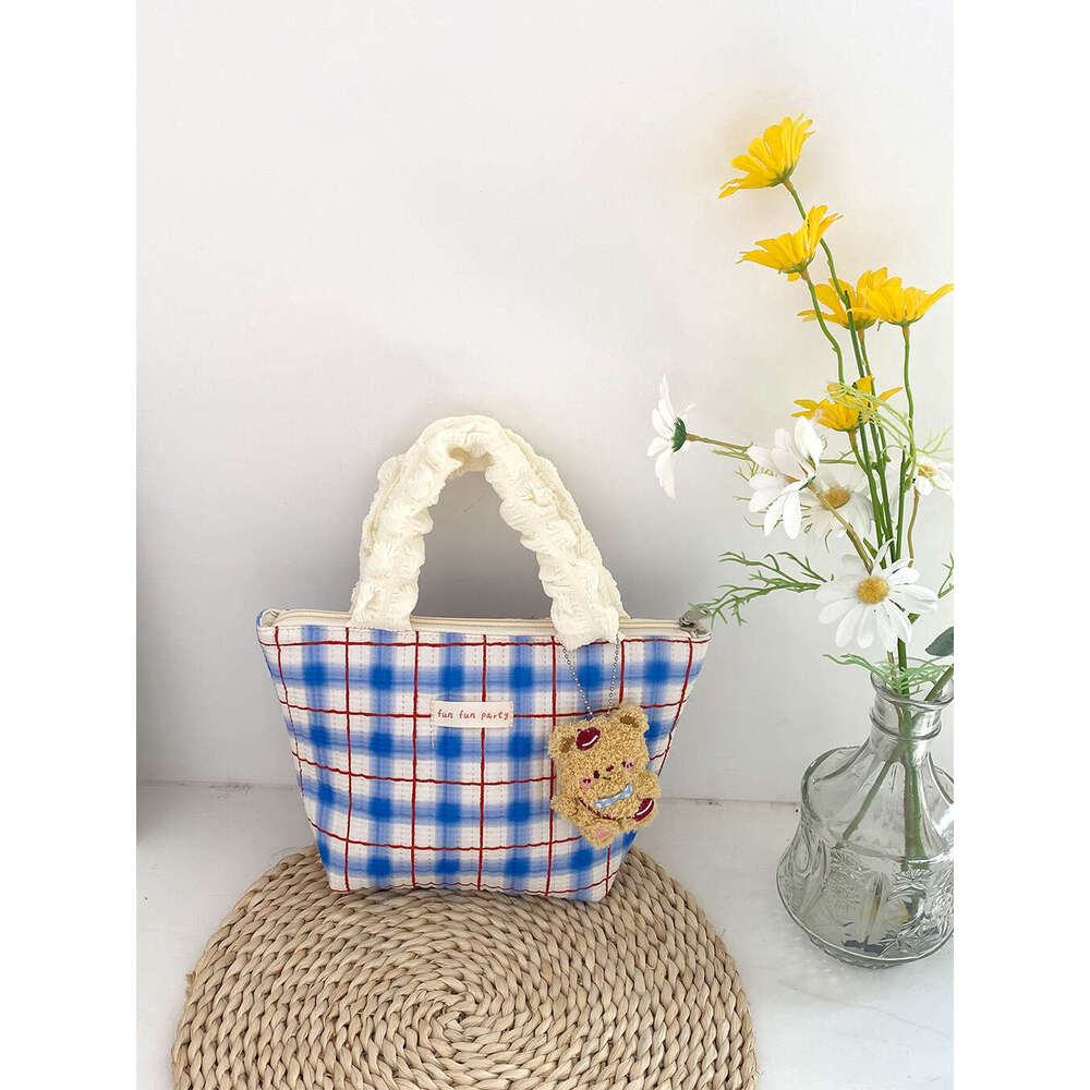 /Cartoon Quilted Love Handheld Zipper Bento Commuter with Rice Mommy Bag