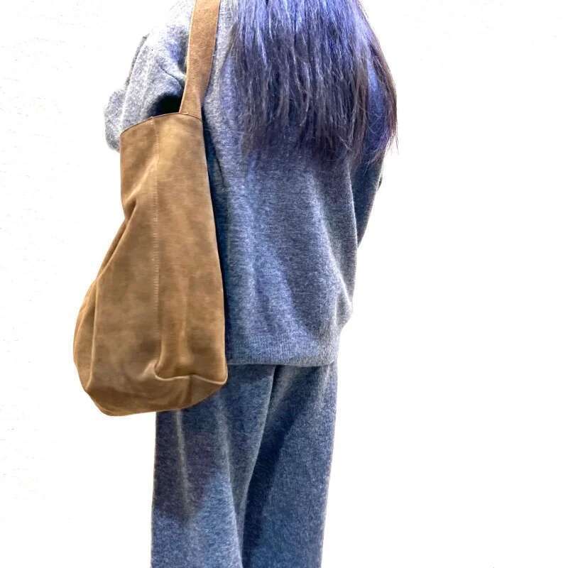 Reverse Veet Cowhide Tote Handbag For Women Commuter Large Caipacity Shopper Shoulder Bag Lady Lazy Style Durable Big Bags