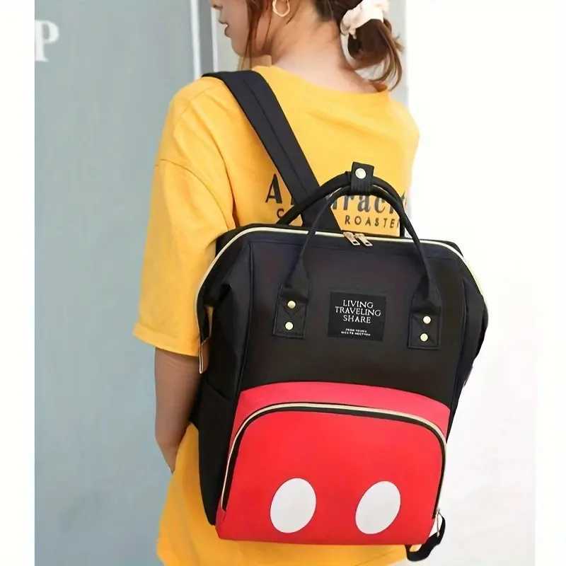 Disney Fashion Trend Mom Bag Lightweight Baby Cart Bag Large Capacity Backpack Large Christmas Halloween Thanksgiving GiftXJ250412