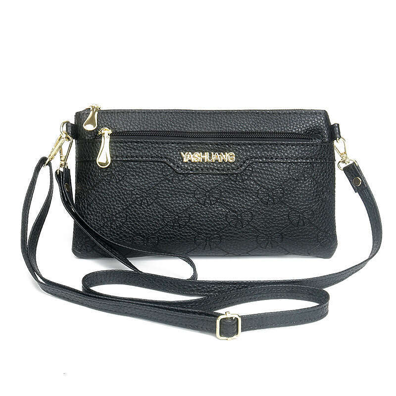 Women's fashionable new dual-purpose crossbody handbag, casual embossed mobile phone bag, zero wallet, women's small bag