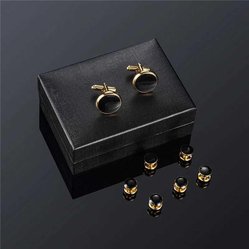 UJOY mens cufflink stud set used for tailcoats minimalist wedding gifts mens shirt cufflinks mens father husband giftsT250412