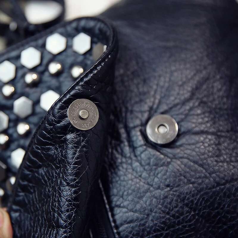 ANAARE Rivet Crossbody For Messenger Bag Small Leather Shoulder Bags Women Handbags Bolsa Feminina Bolsos Mujer