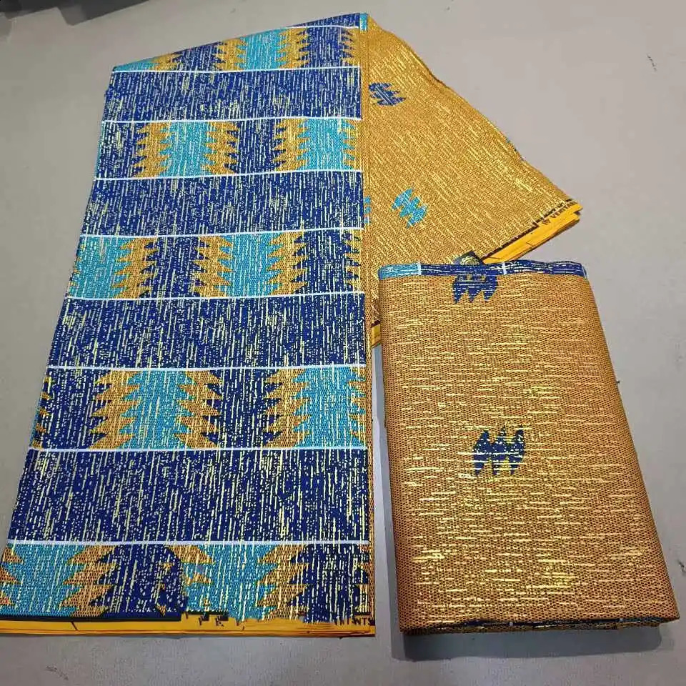 24 100% Cotton d real Veritable African wax high quality pagne wax Veritable 6yards african ankara sewing fabric 250407