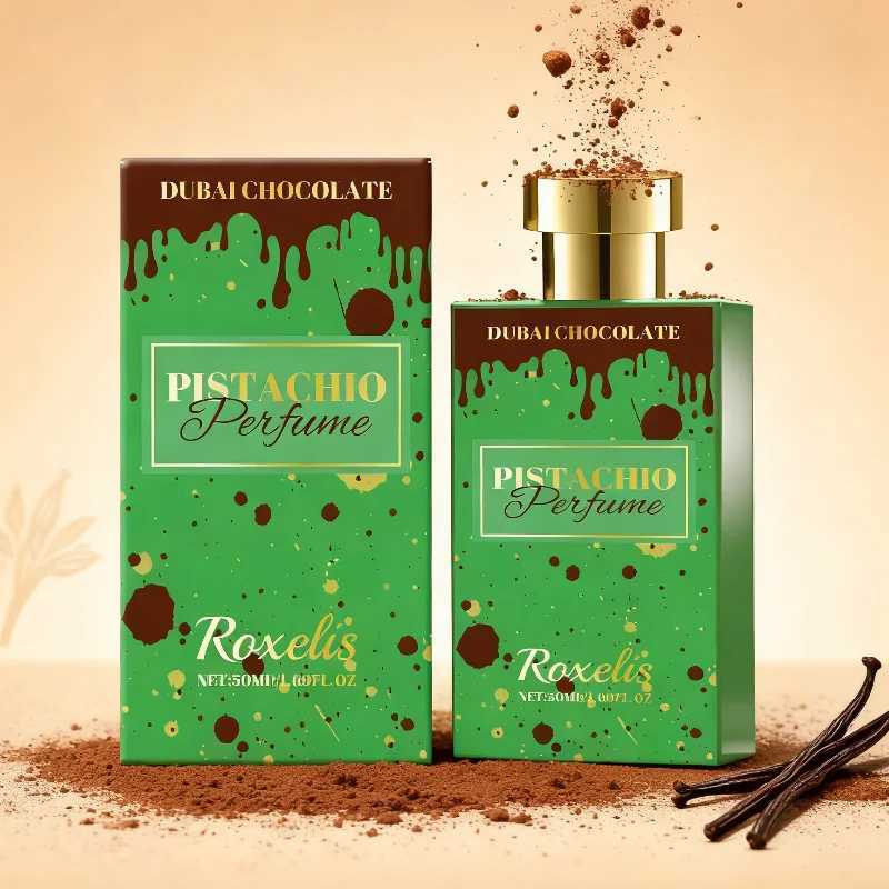 Vanilla Gourmet Perfume Pistachio Cocoa Beans Long-lasting Fragrance Dubai Brand Light Perfume Unisex Fresh Chocolate FragranceT251113