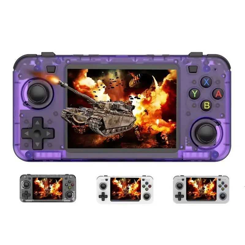 R36H Retro Handheld Console Open Source Linux System Classic Game Consoles 35 inch I Screen Portable Video PlayerW251113