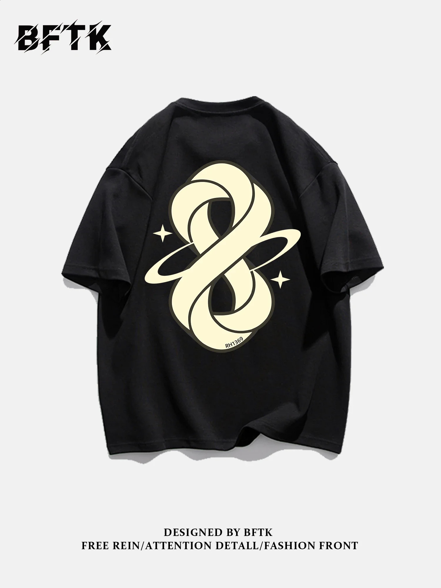 Summer fashion heavyweight retro mens English letter 100 pure cotton printed round neck highquality casual fitness street Tshirt 250407