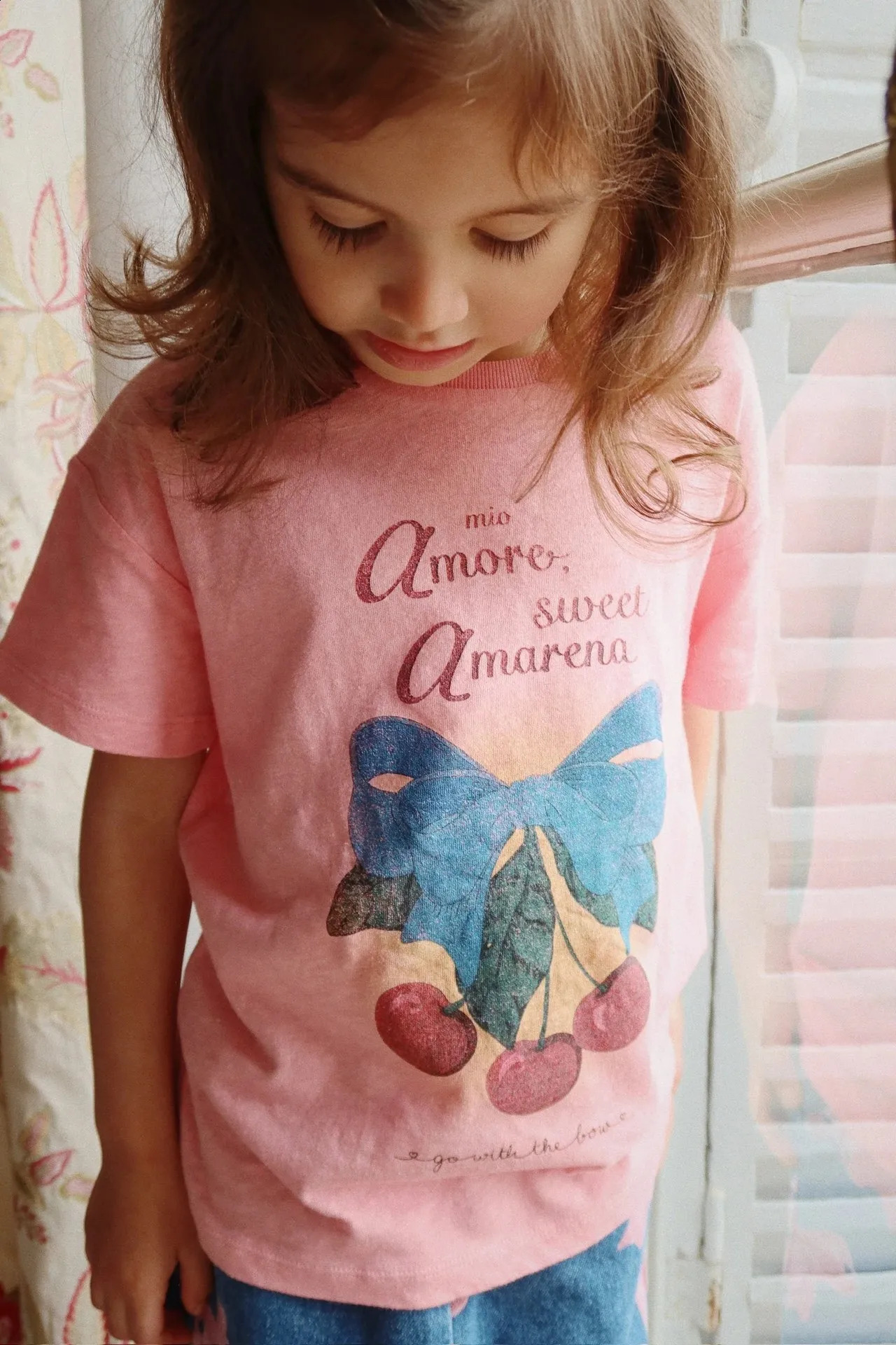 2025 Summer KS Baby Boys Cartoon Cherry T Shirts Shorts Suits Kids Cotton Clothes Girls Breathable T-shirts Childrens Homewear 250411bj