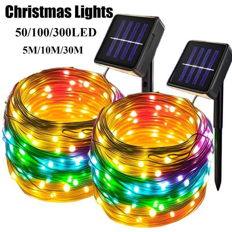 Solar String Lights Outdoor Garden LED Lights Solar Powered Waterproof Solar Fairy Lights for Patio Yard Wedding Christmas Party M251113