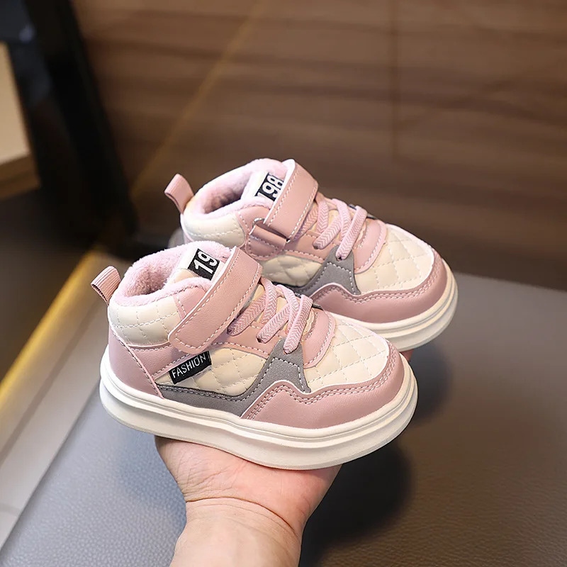 Baby Winter Warm Board Toddler Shoes Children Fashion Outdoor Sports Shoe Girls Boys Casual Soft Sole Anti Slip Sneakers C260130