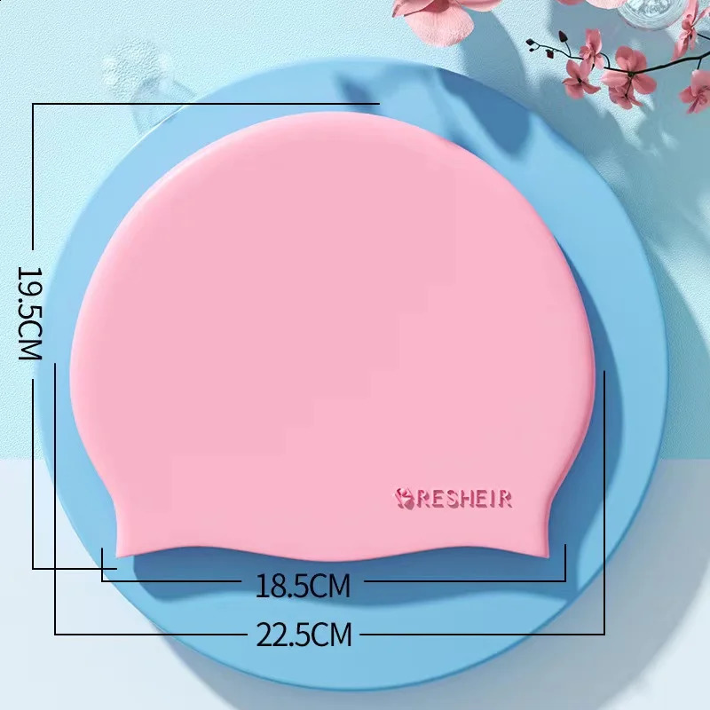 3pcs silicone swimming cap adult waterproof and high-definition professional women large-frame swimming goggles diving cap 250411