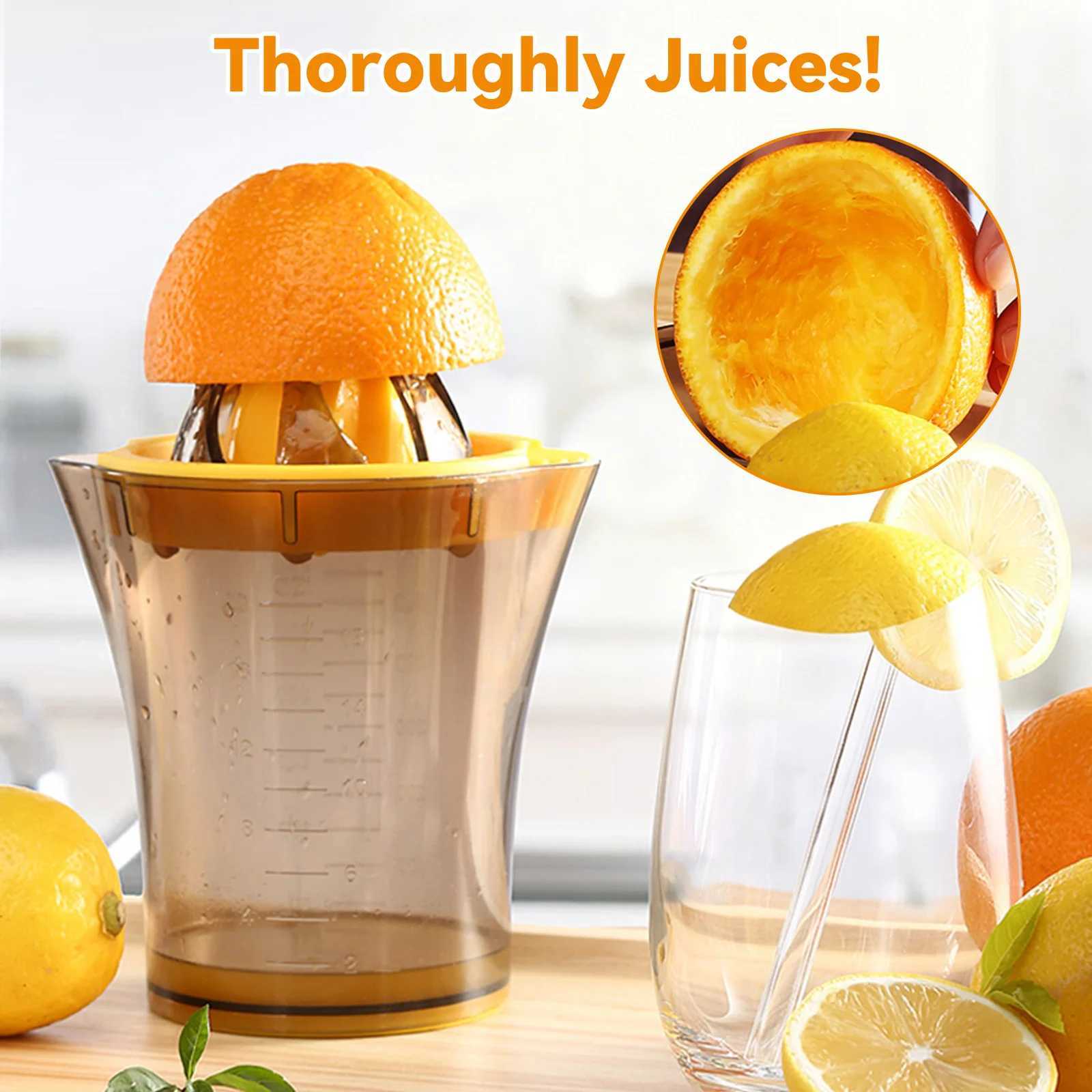 Fruit Lemon Orange Juicer Household Small Juicer Portable Manual Juicer Hand Squeezer with Built-in Measuring Cup C251113