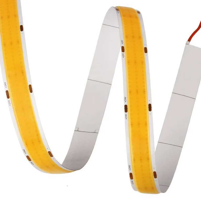 Super Wide COB LED Strip Lights 30mm 20mm Even Bright Warm White Linear Tape Working Light 3000K 4000K Dimmable 24V CRI90 W251112