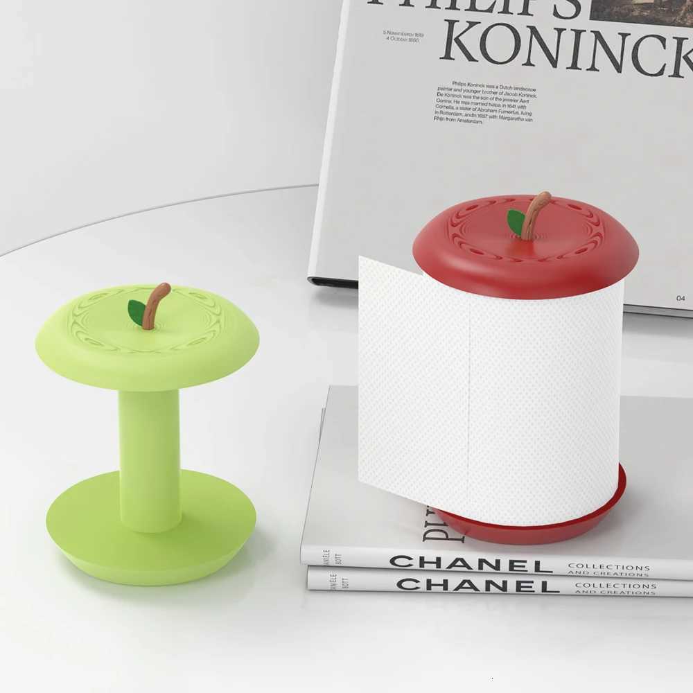 Apple-shaped tissue holder a furniture decoration and daily necessity Made of durable plastic that is not easy to break Y251112