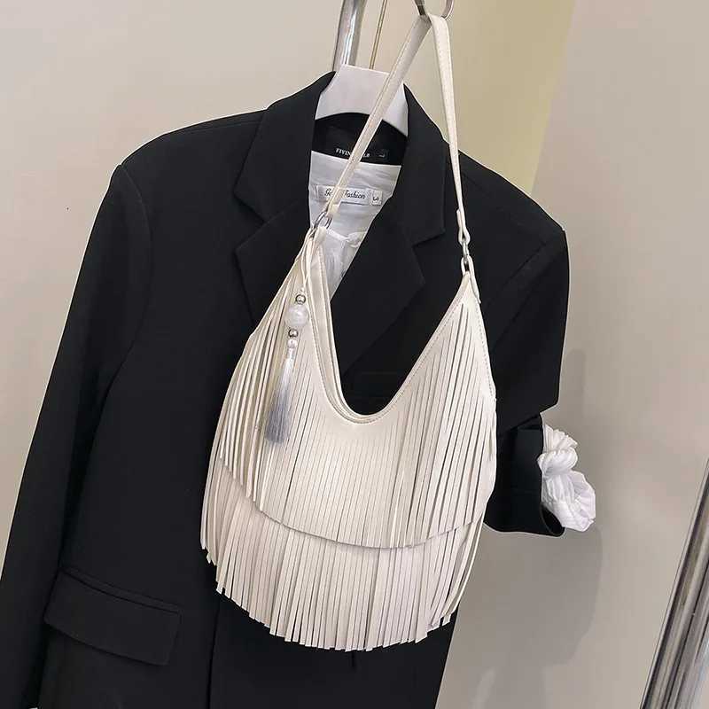 Long Tassels Women handbag Fashion Shoulder Bags for ladies hand bag Soft PU leather casual hobos Crossbody bag female ToteW251112