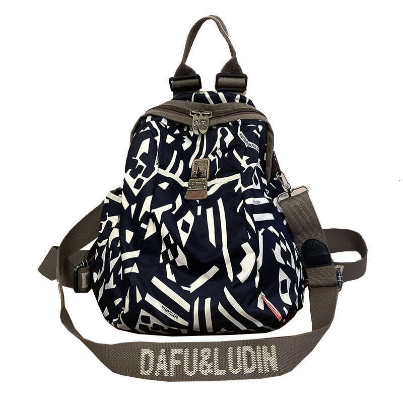 Bags Trendy Brand For Women New Geometry Fashion Leisure Travel Oxford Cloth Women's Backpack