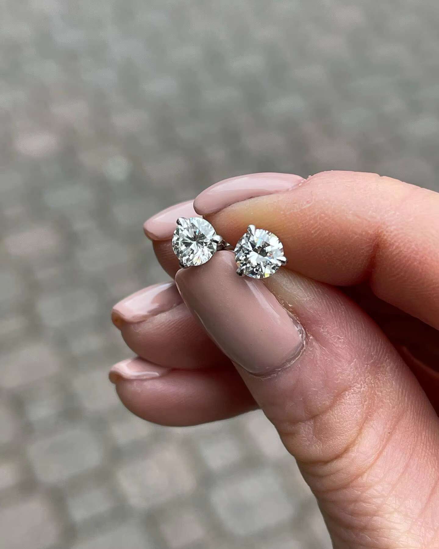 6 MM White Round Cut Moissanite Stud Earrings Solitaire Stud Earrings Birthday Gift Wedding Gift Anniversary Gift