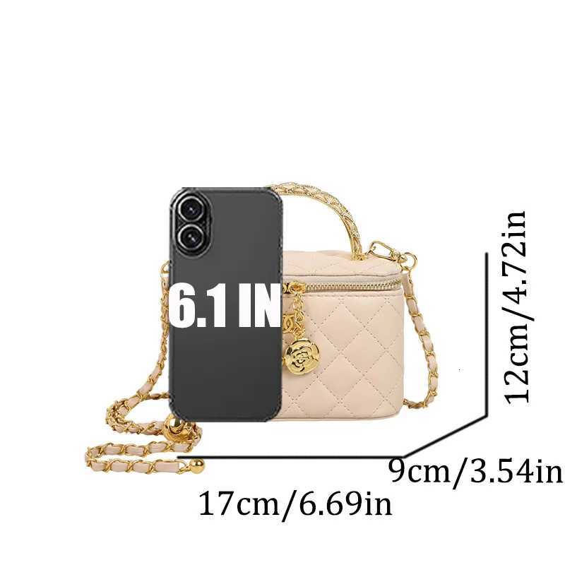 Minimalist Diamond Grid Pattern Quilting-Pattern Bag - Durable PUDetachable Shoulder Strap - Perfect for Shopping/CommuteW251112