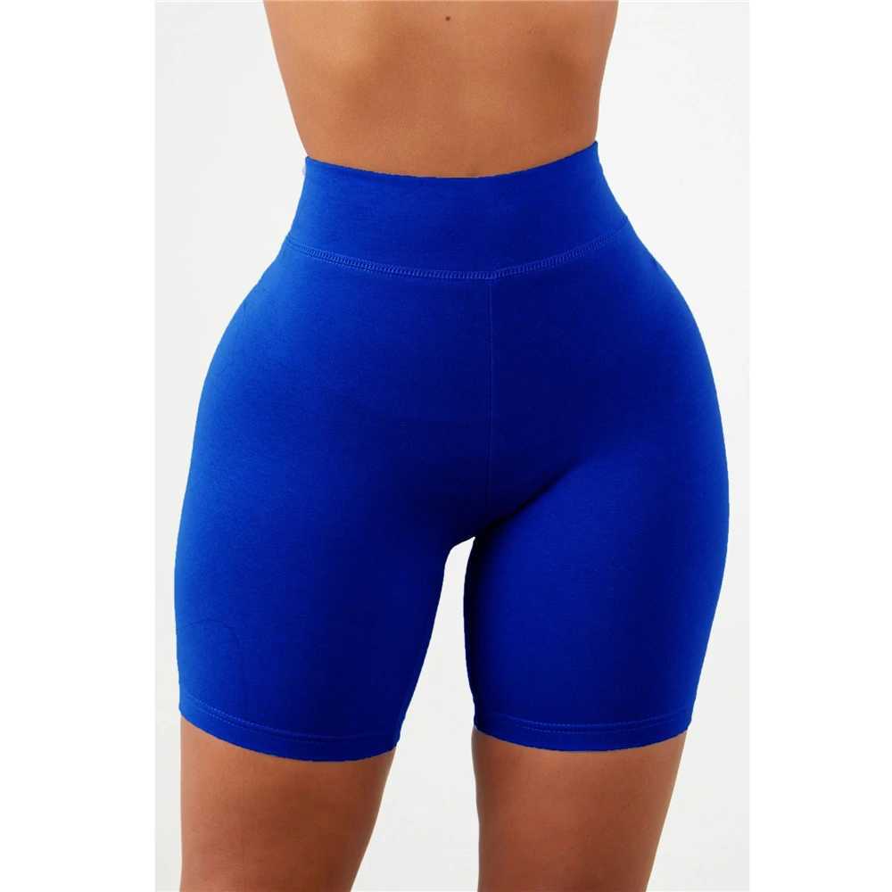 Gym shorts womens fitness exercise bike 4.5-inch low rib impact shorts sports tight buttocks yoga seamless legs Y250412