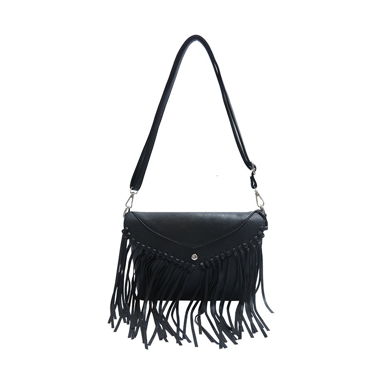 2025S Designer Women S Bag Small Niche Design For Women New Fashionable Tassel Mailman Summer Versatile Wax Leather Crossbody Women S Bag