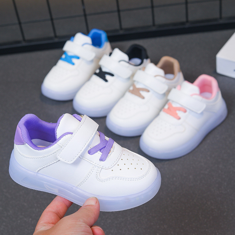 designer shoes 2025 new Children's toddler shoes are lightweight wear-resistant low-top canvas girls cartoonishly cute jelly boys and light-up